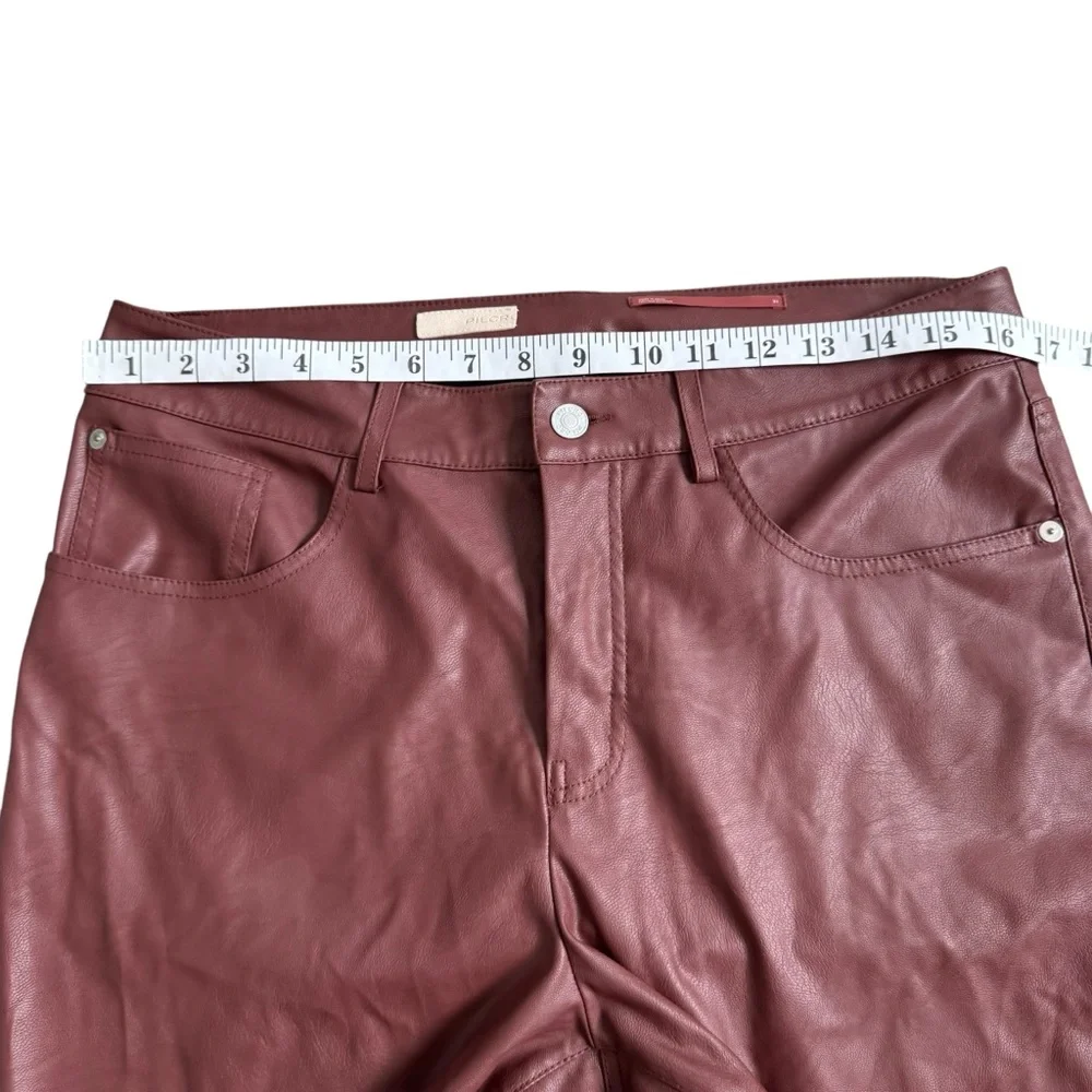 Anthropologie The Ya-Ya Vegan Leather Pant - Picture 13 of 14